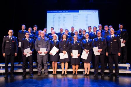 Slavnostna podelitev listin o napredovanju v čine gasilski častnik, višji gasilski častnik in visoki gasilski častnik (42)